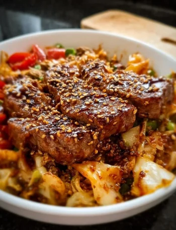 A selection of quick low carb high protein meals prepared and served in a bowl.