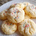Three-ingredient easy sugar cookies fresh out of the oven