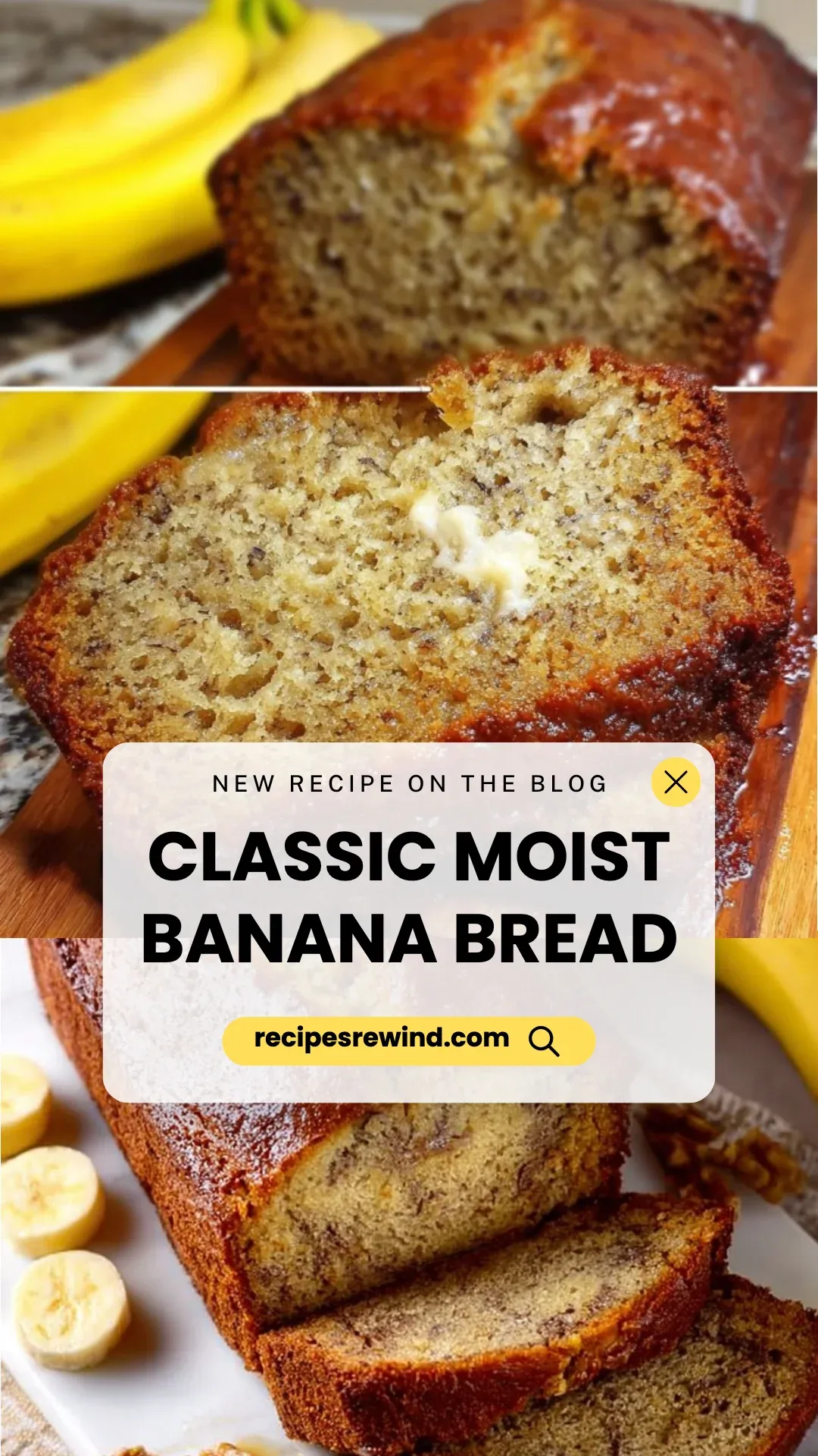 Classic Moist Banana Bread