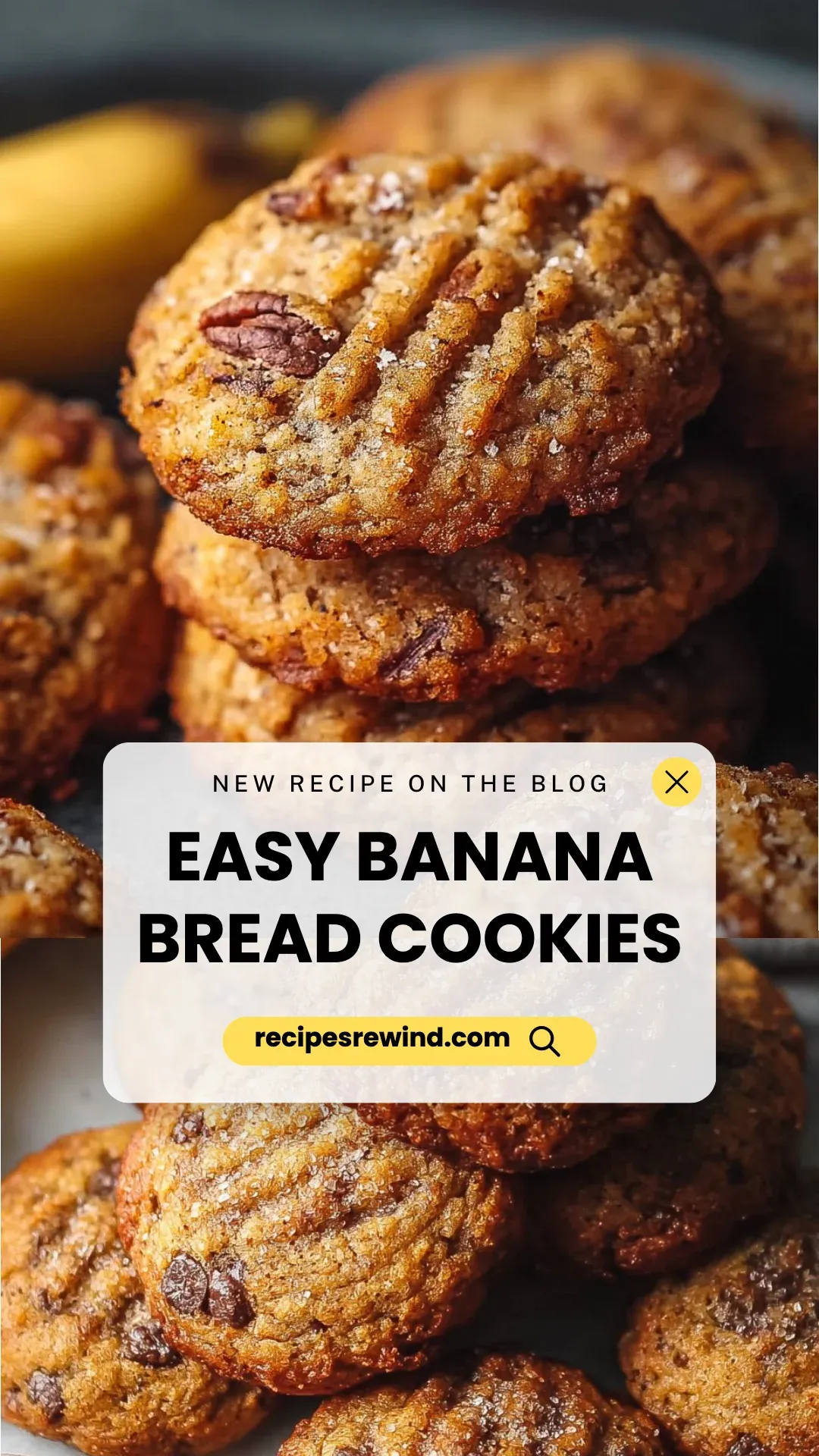 Easy Banana Bread Cookies