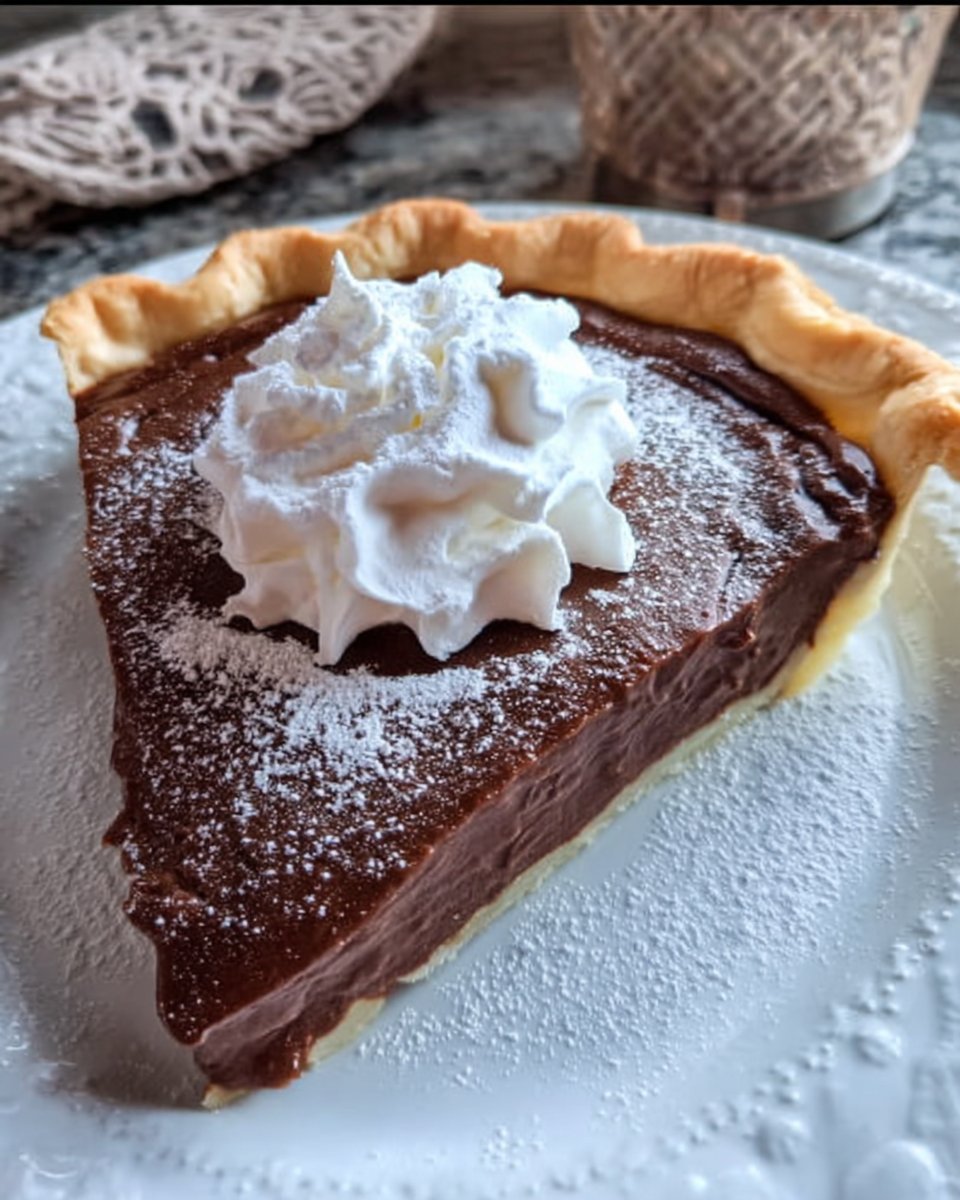 Old Fashioned Chocolate Pie