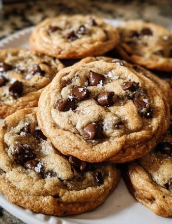 Bakery style chocolate chip cookies on a cooling rack