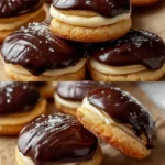Boston Cream Pie Cookies