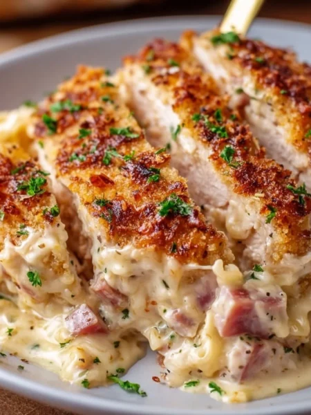 Delicious Chicken Blue Ribbon dish showcasing vibrant colors and expert presentation