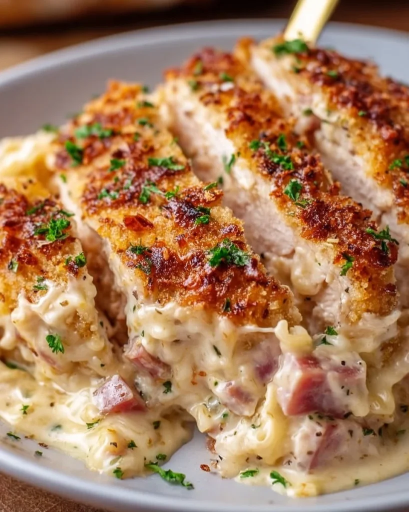 Delicious Chicken Blue Ribbon dish showcasing vibrant colors and expert presentation