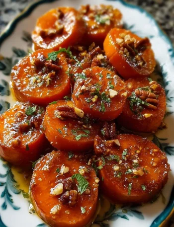 Delicious classic candied sweet potatoes with a sweet glaze