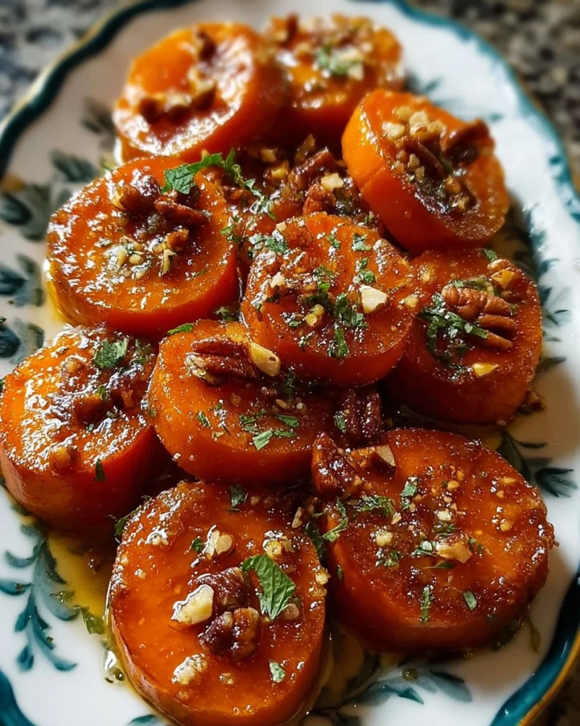 Delicious classic candied sweet potatoes with a sweet glaze