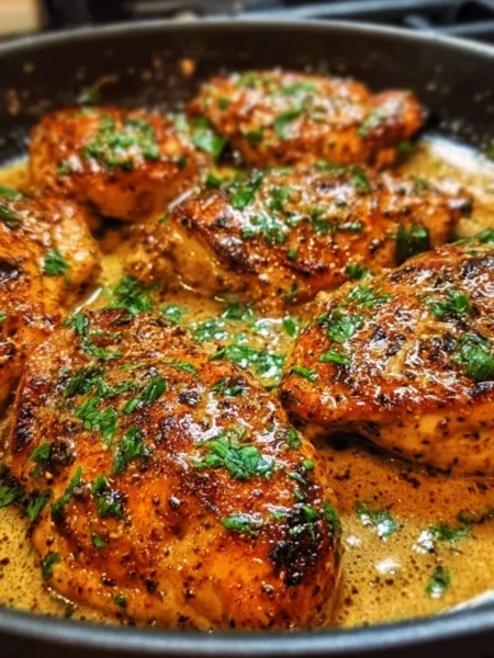 Plate of Cowboy Butter Chicken with sides, showcasing a spicy and flavorful dish.