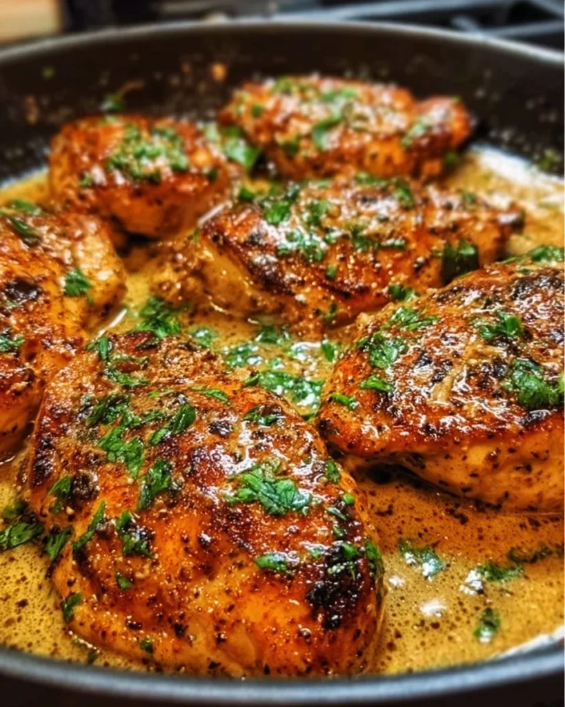 Plate of Cowboy Butter Chicken with sides, showcasing a spicy and flavorful dish.