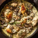 Creamed Mushroom and Brie Chicken