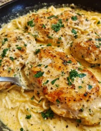 Crock Pot Angel Chicken recipe served in a bowl with herbs and side dishes