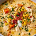 Crockpot Chicken Corn Chowder
