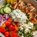 Easy Greek Chicken Bowls