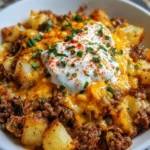 Ground Beef and Potatoes Casserole