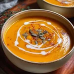 Healthy Halloween Soup - Spiced Pumpkin