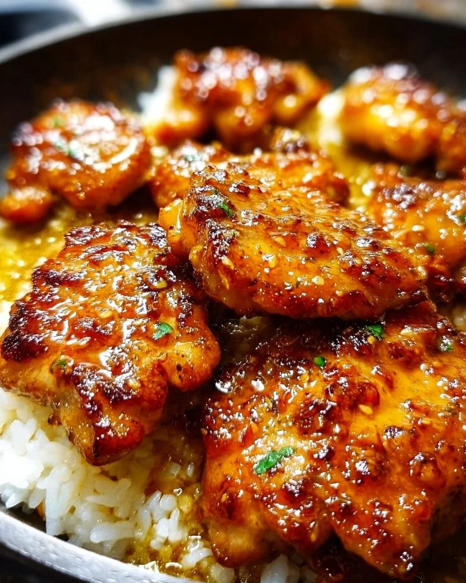 Quick and Delicious Honey Garlic Chicken Thighs