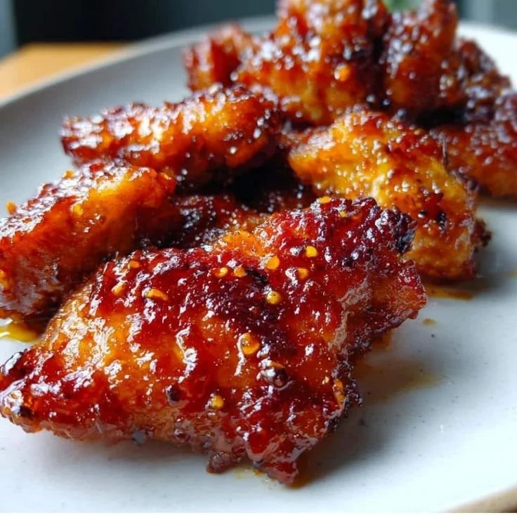 Delicious sweet and sour chicken baked with just 4 ingredients