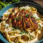Lemon Pepper Cajun Chicken Fettuccine Alfredo