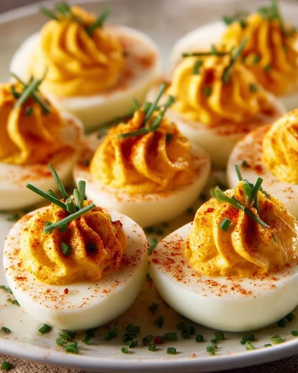 A Festive Twist on Classic Deviled Eggs