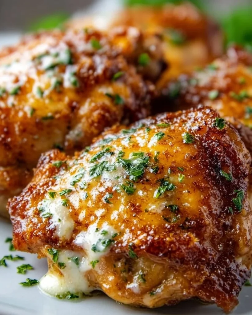 Savory ranch chicken thighs marinated and grilled to perfection.