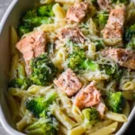 Salmon Broccoli Pasta