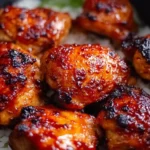 Sticky Sweet Chili Chicken Thighs in Air Fryer