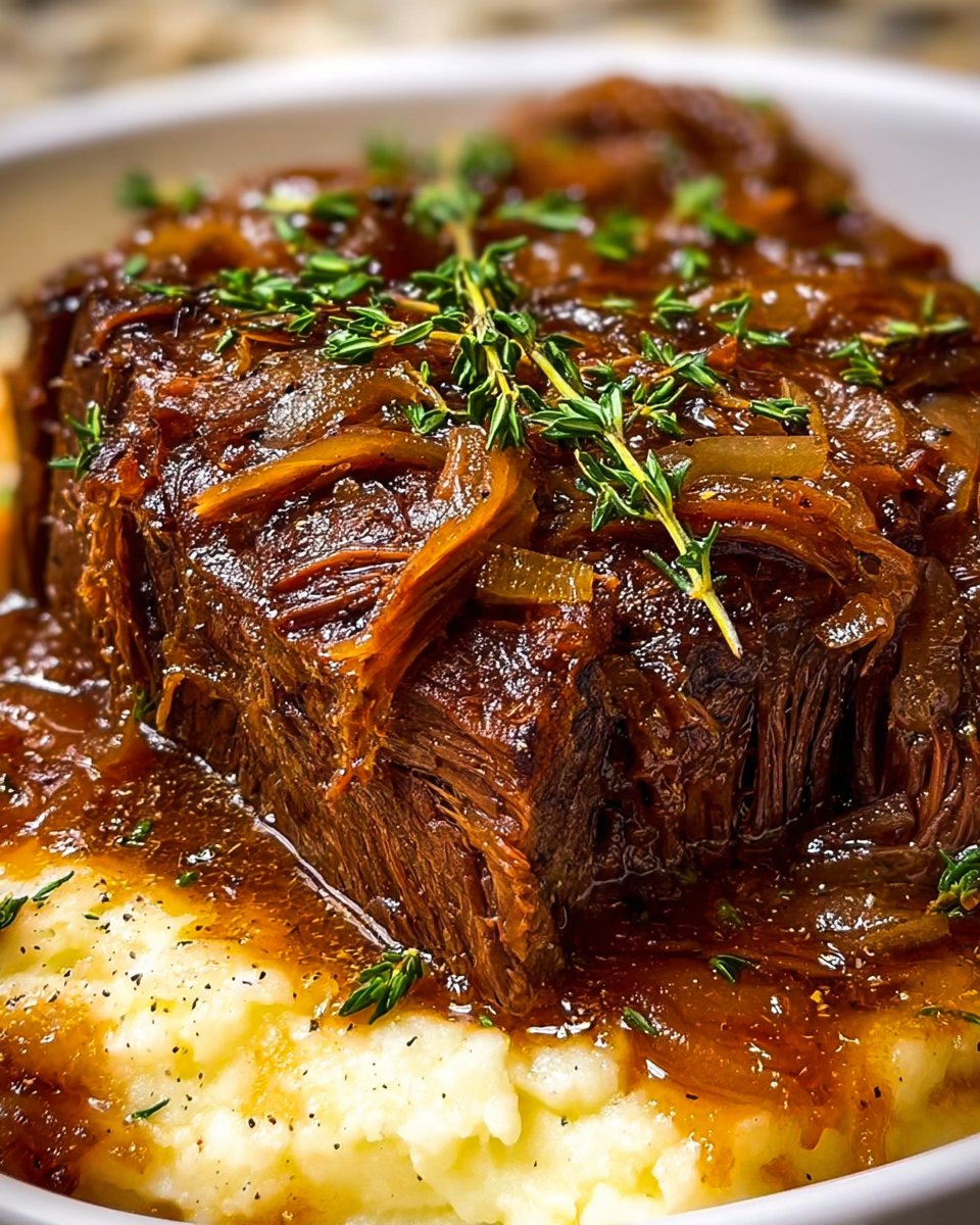 Juicy French Onion Pot Roast