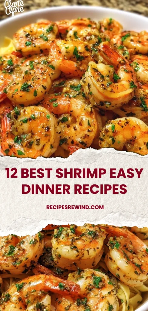 Delicious shrimp dinner recipes showcasing easy and flavorful meal options.