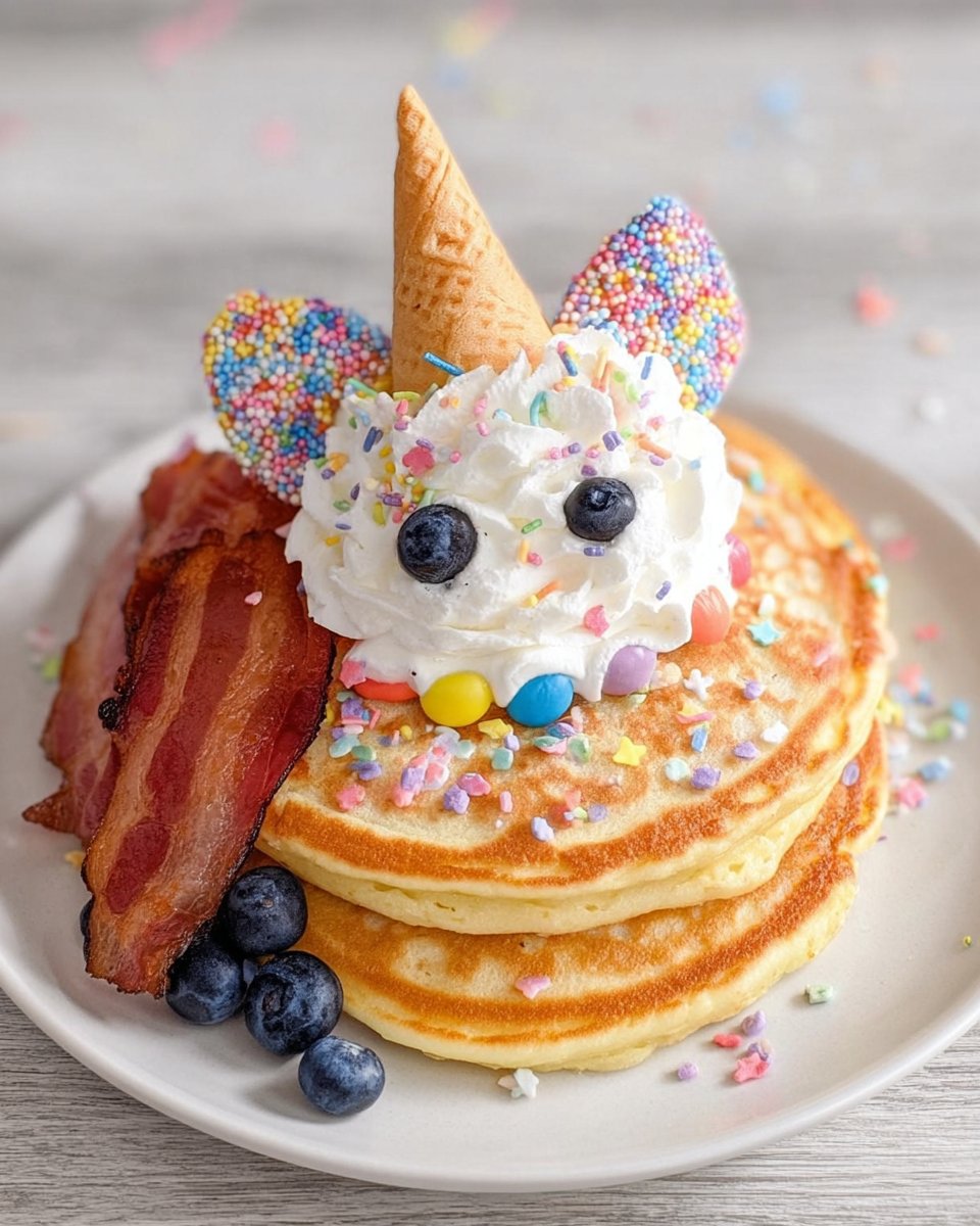 Easy Kid-Friendly Unicorn Pancakes