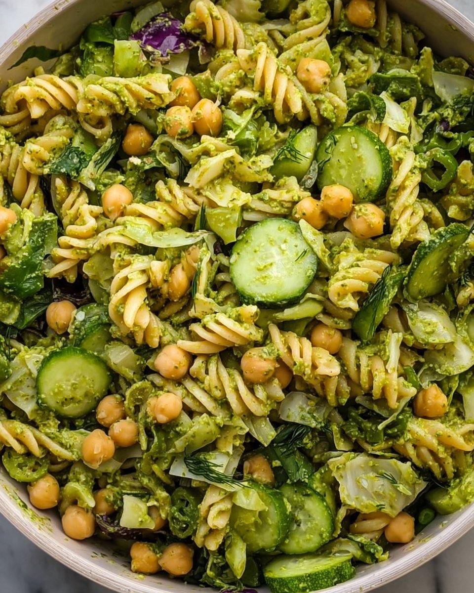 20 Minute Green Goddess Pasta Salad