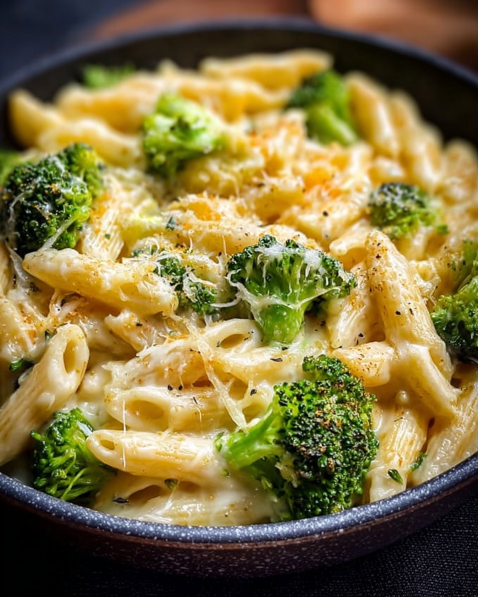 Cheesy Broccoli Pasta: Delicious Meatless Dinner