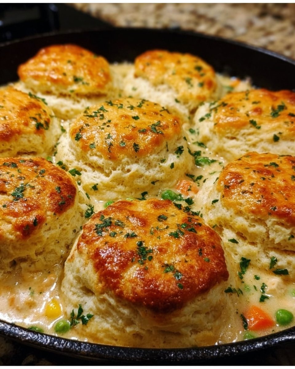 Red Lobster Biscuit Chicken Pot Pie