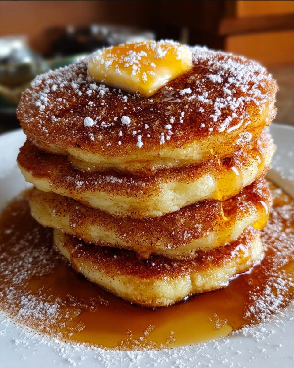 Spanish Churro-Inspired Pancakes: A Breakfast Delight!