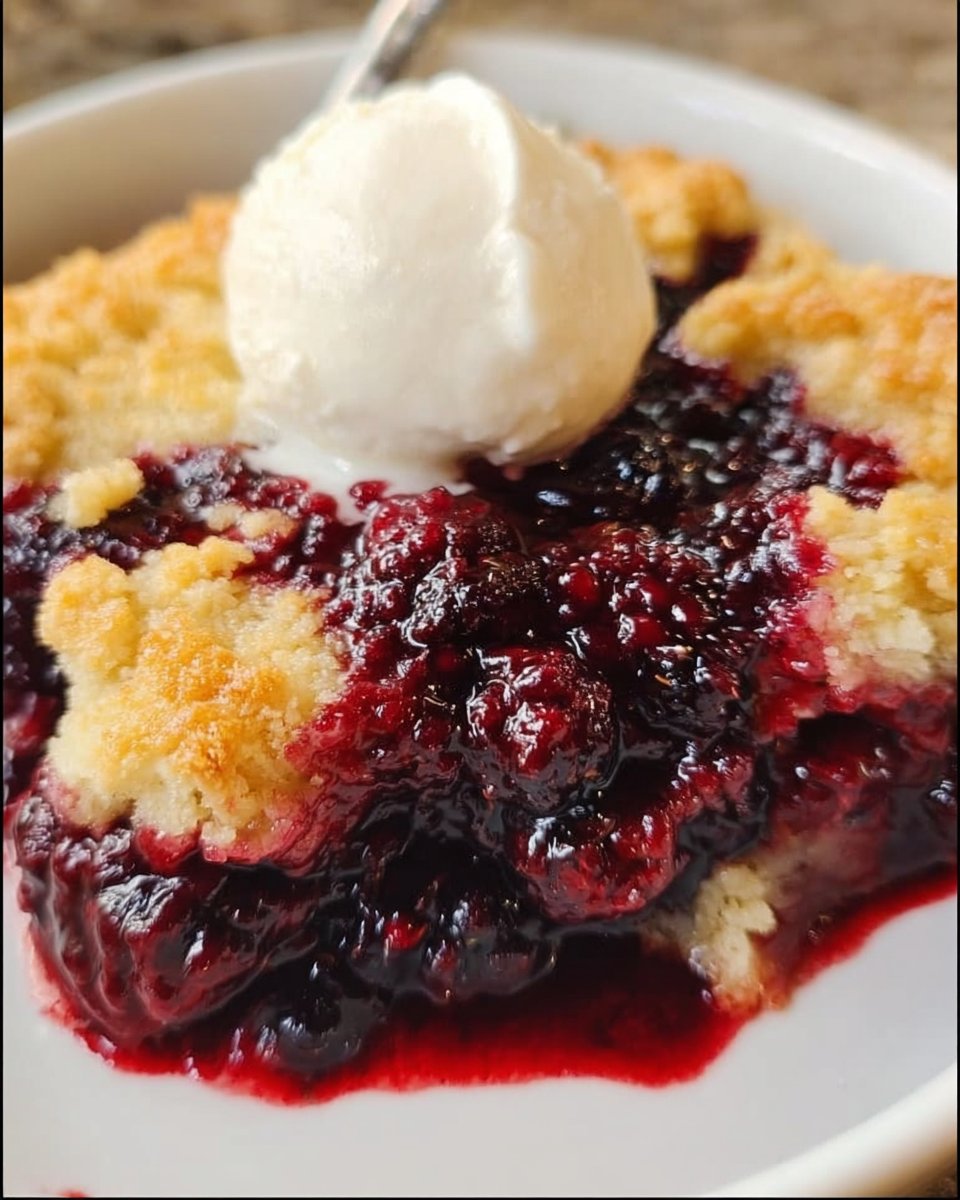 Old-Fashioned Blackberry Cobbler