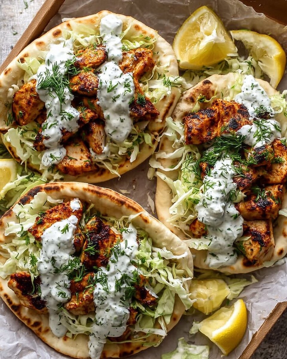 Sheet Pan Chicken Pitas with Herby Ranch