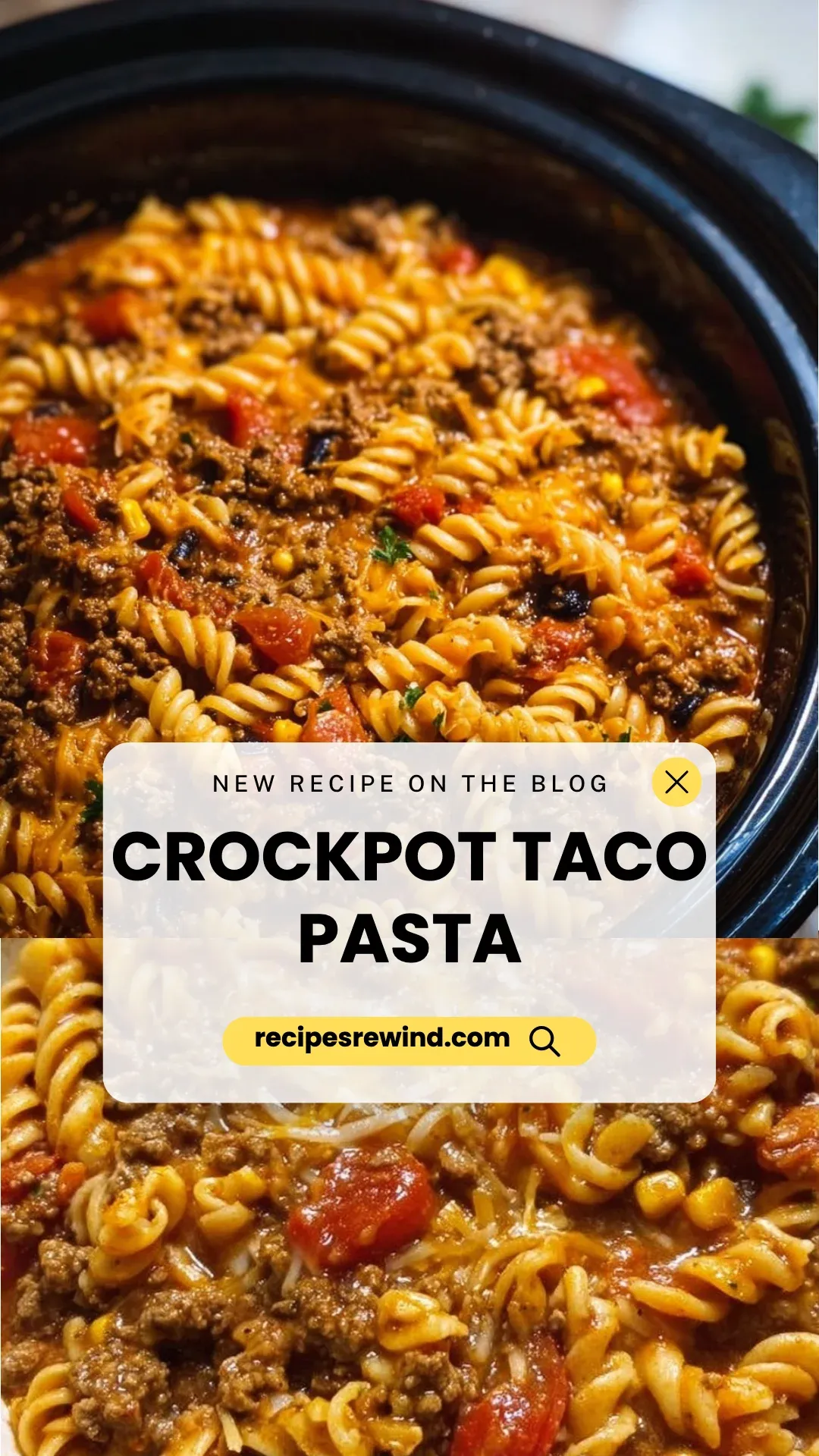 Crockpot Taco Pasta