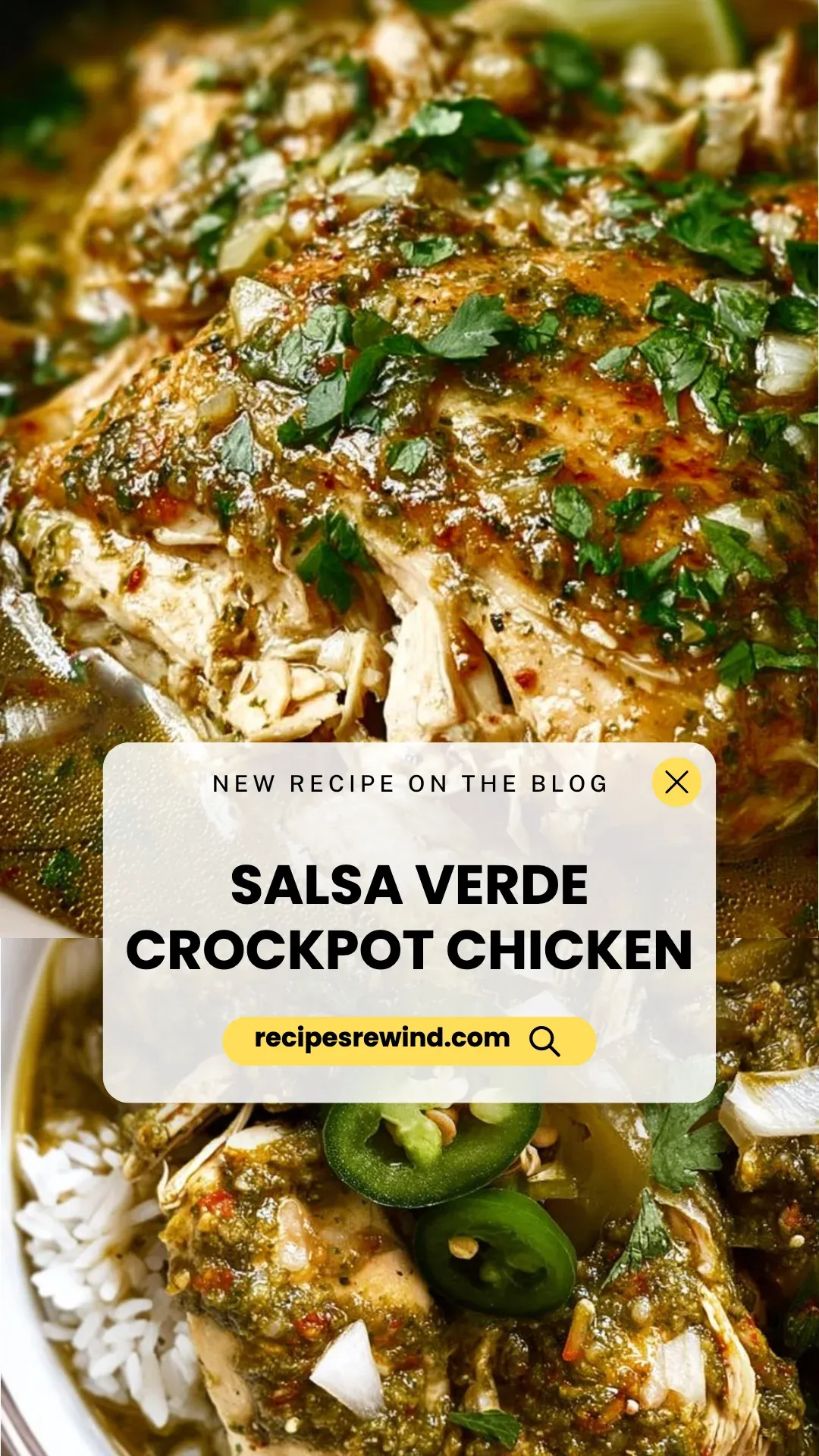 Salsa Verde Crockpot Chicken