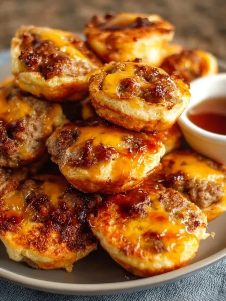 Freshly made delicious McGriddle Bites served on a plate