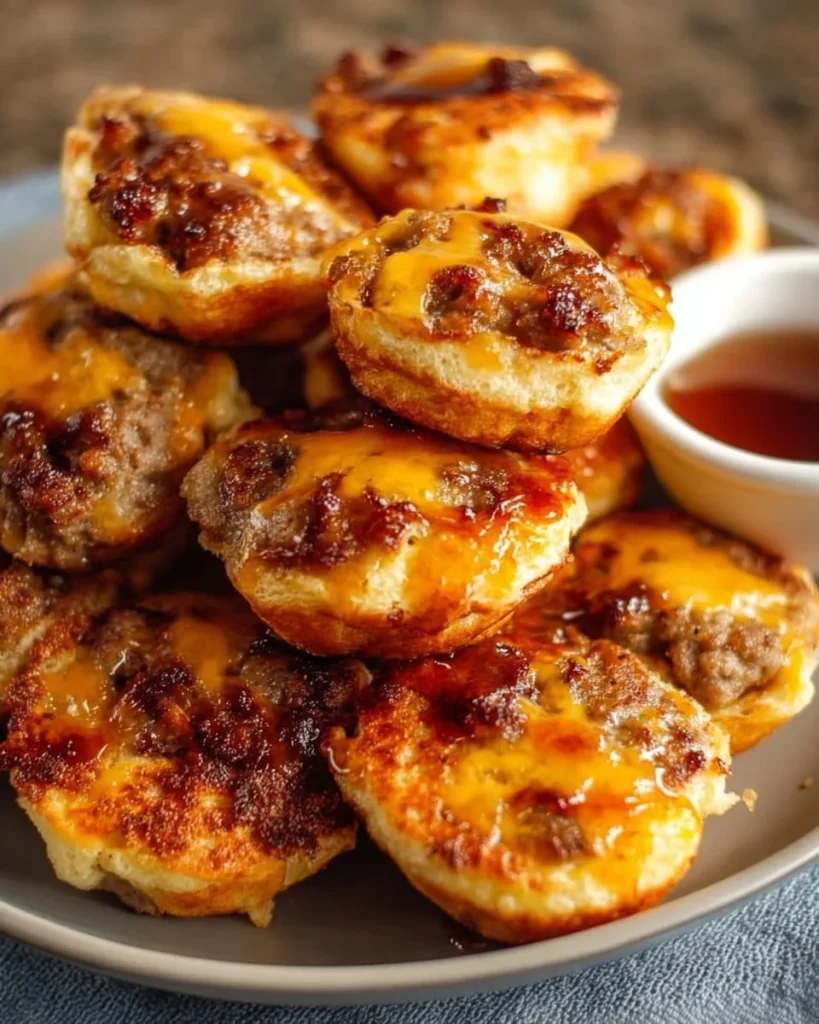 Freshly made delicious McGriddle Bites served on a plate