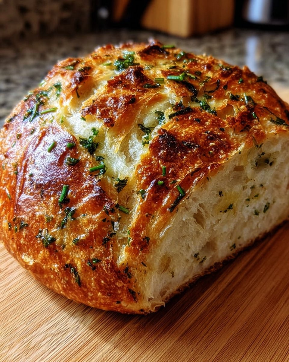 Garlic Herb Dutch Oven Bread Recipe You'll Love Today!
