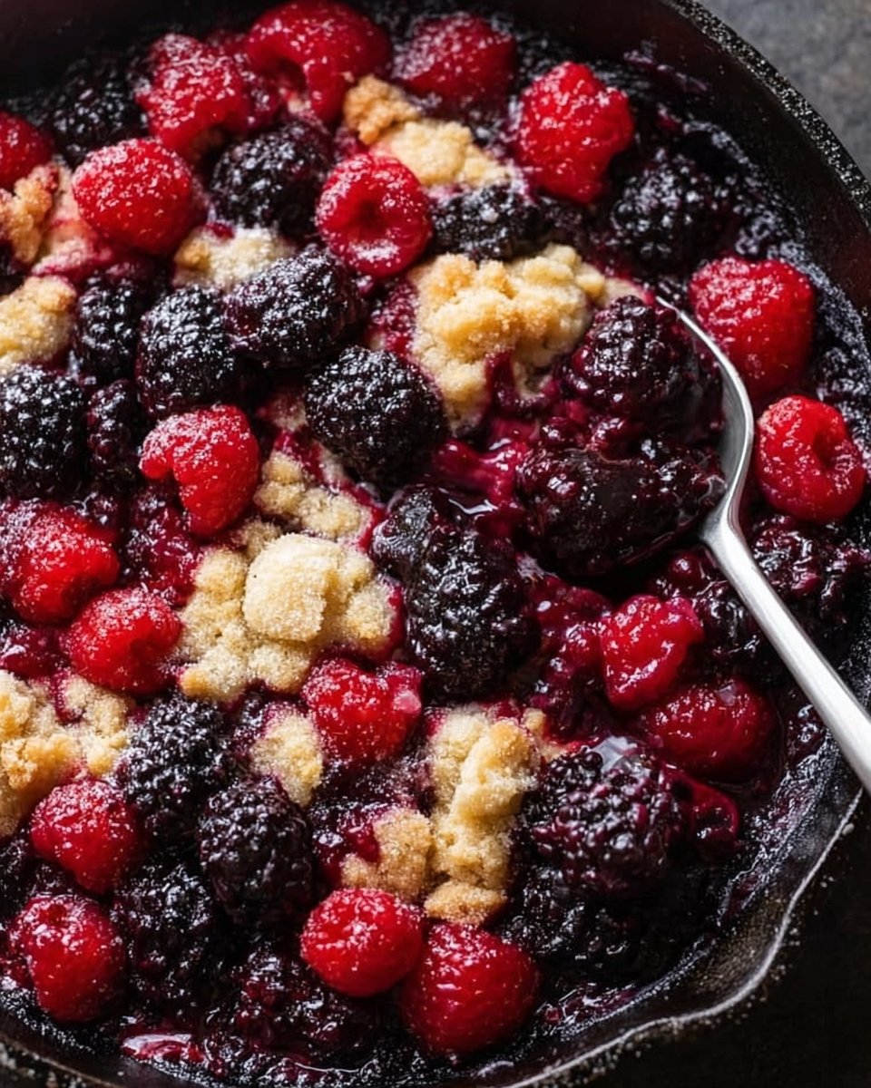Skillet Berry Cobbler