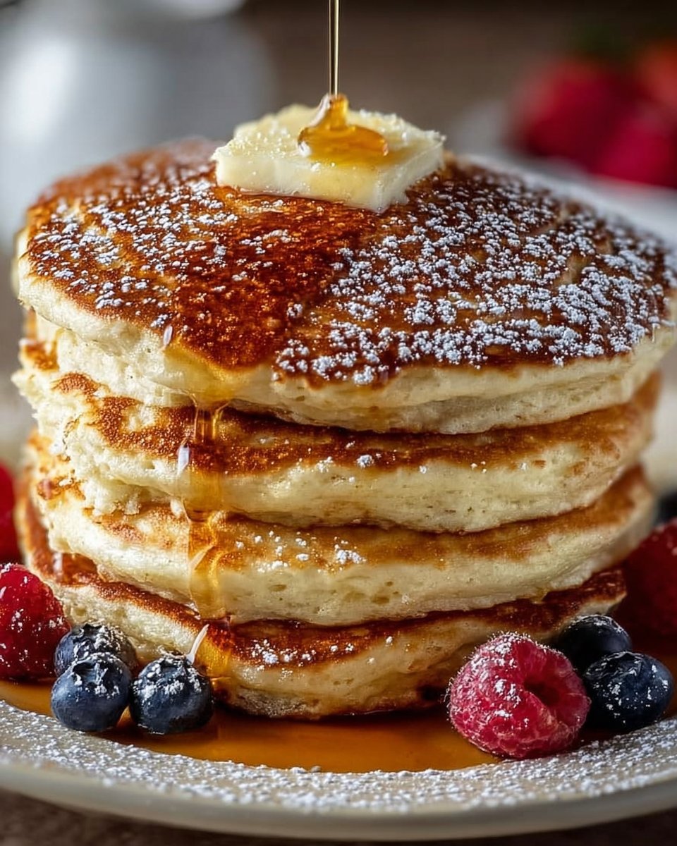 Vanilla Cinnamon Buttermilk Pancakes