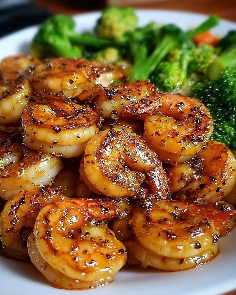 High-Protein Honey Garlic Shrimp