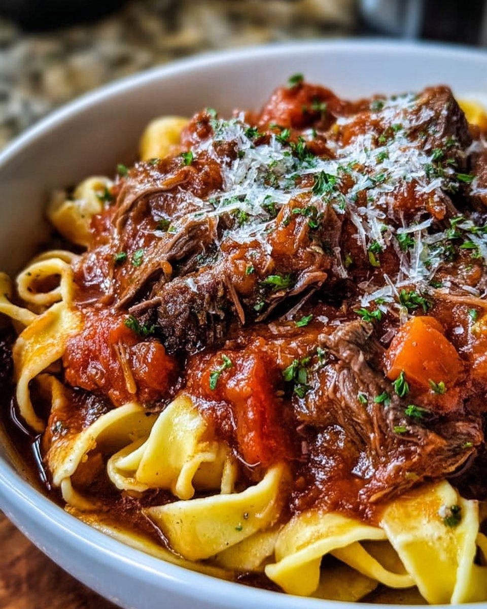Sunday Slow Cooker Beef Ragu Recipe