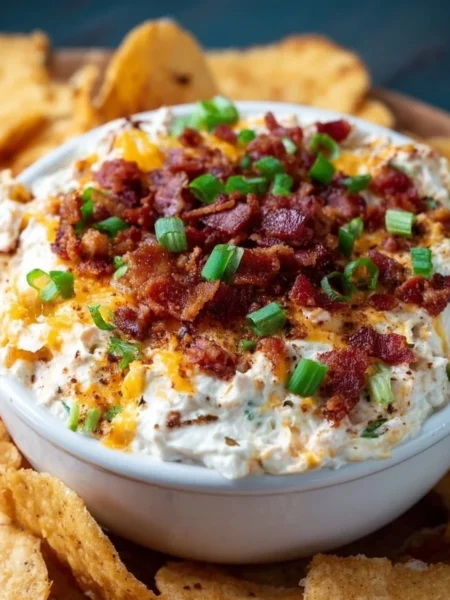 Delicious crack dip served in a bowl, perfect for parties and game day snacks.