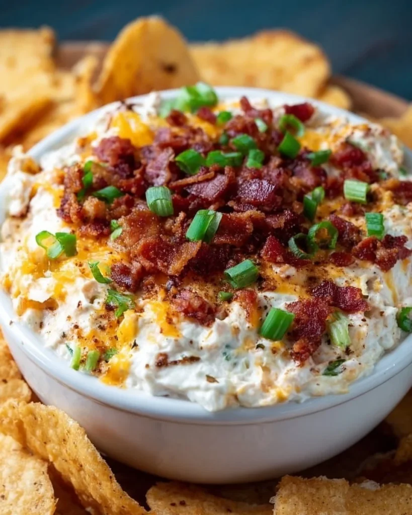 Delicious crack dip served in a bowl, perfect for parties and game day snacks.