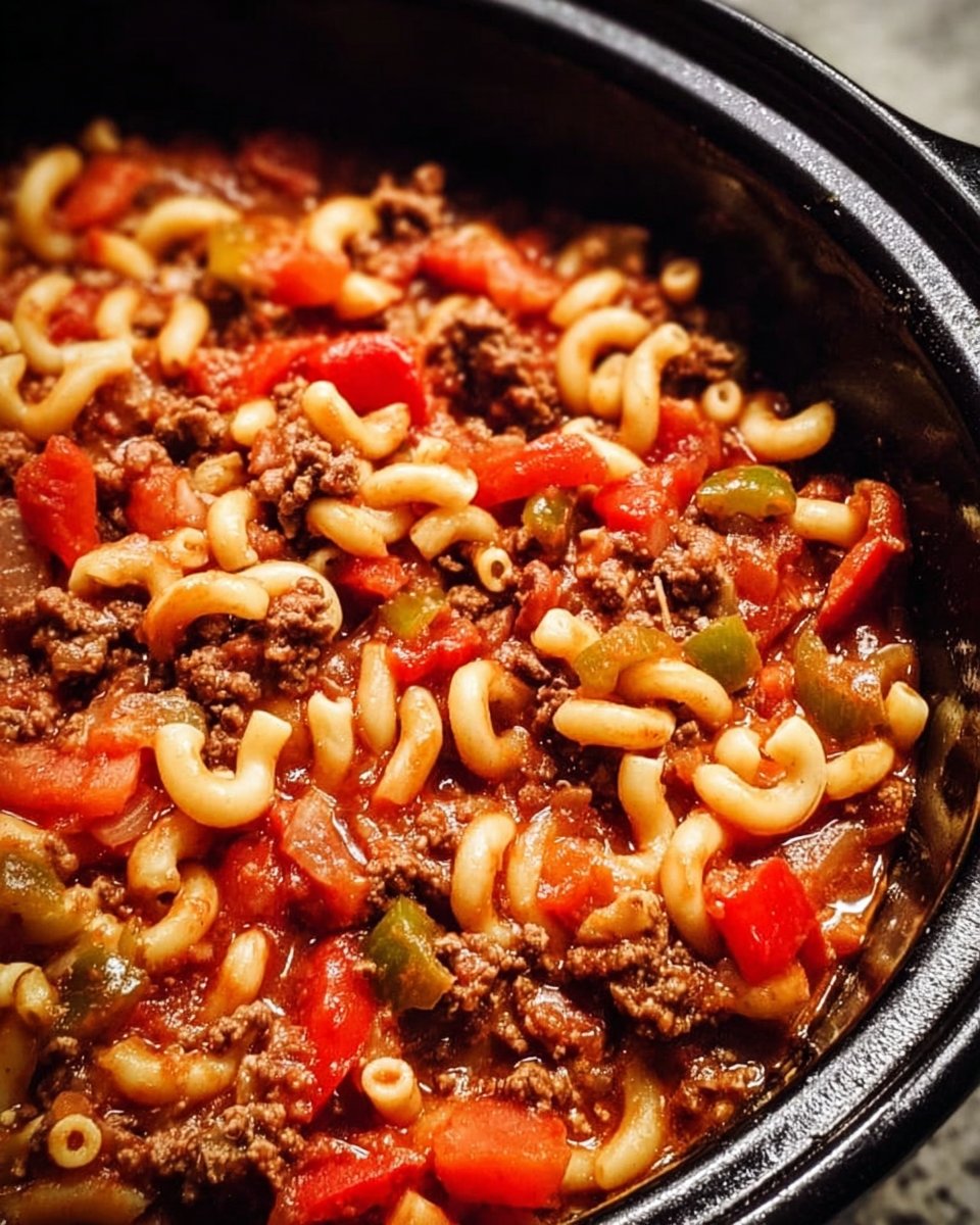 Easy Slow Cooker Goulash