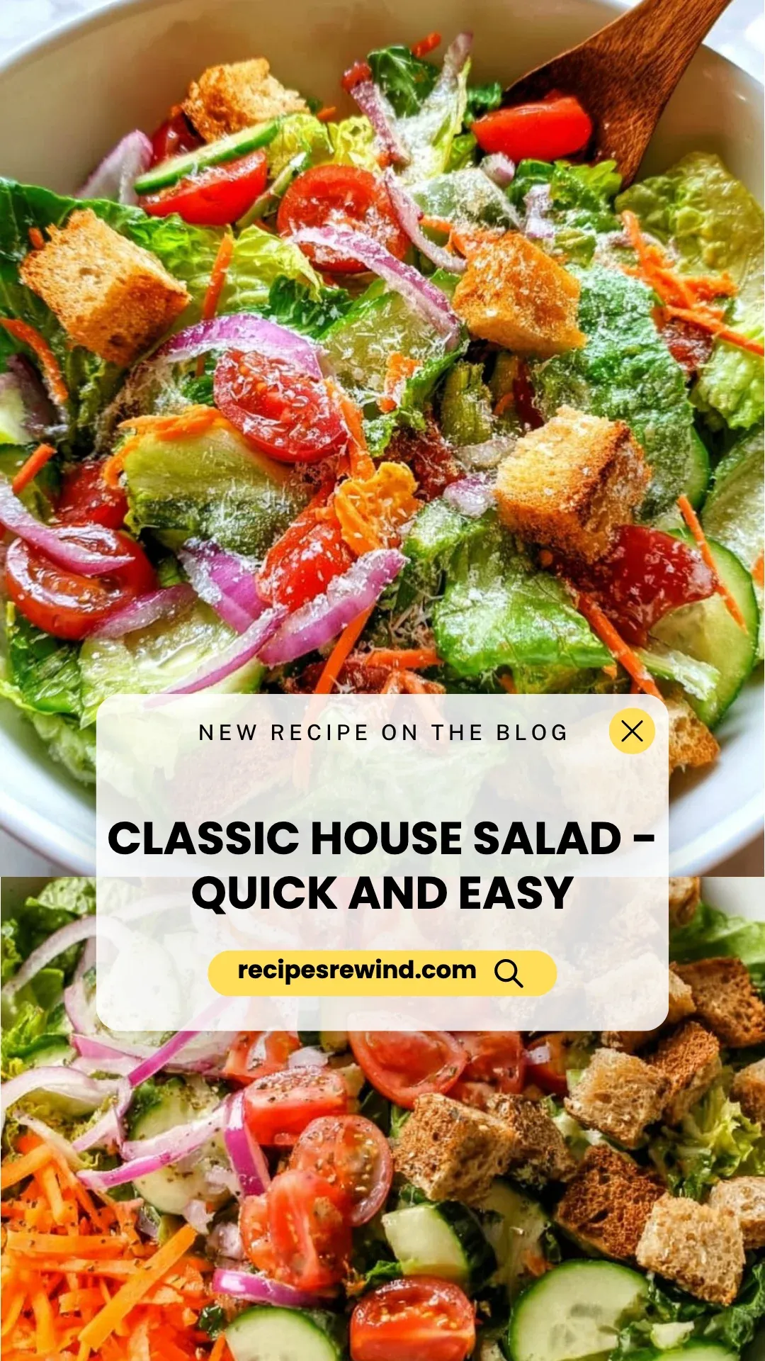 Classic House Salad - Quick and Easy