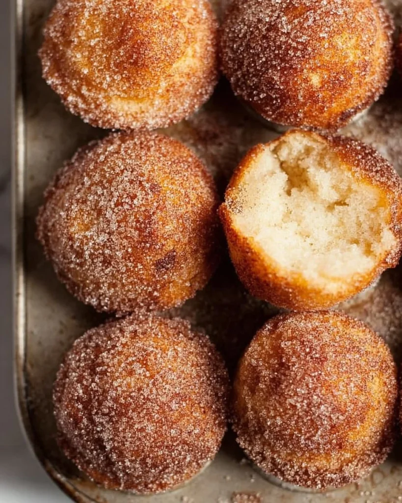 Delicious Mini French Breakfast Puffs served on a plate