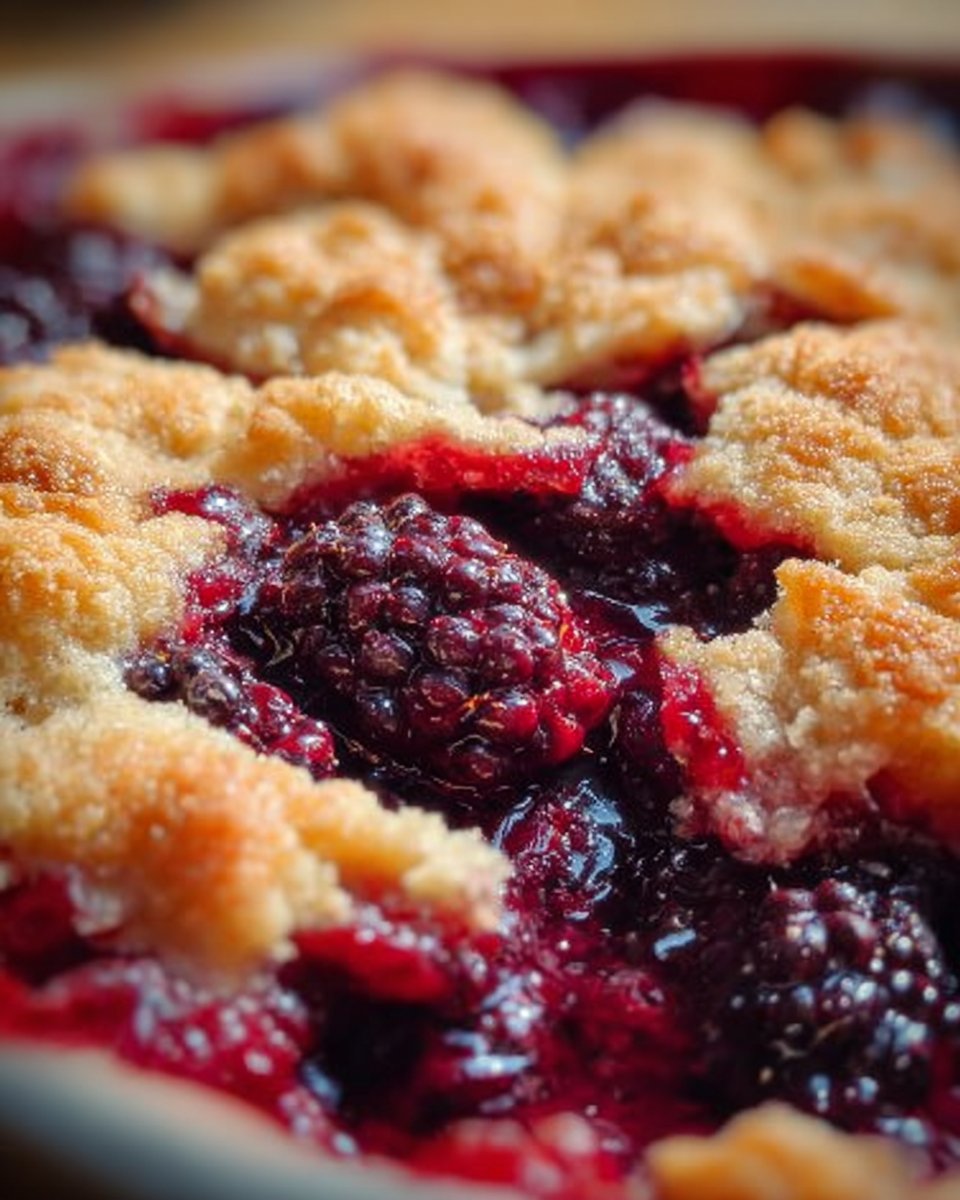 Grandma's Old Fashioned Blackberry Cobbler
